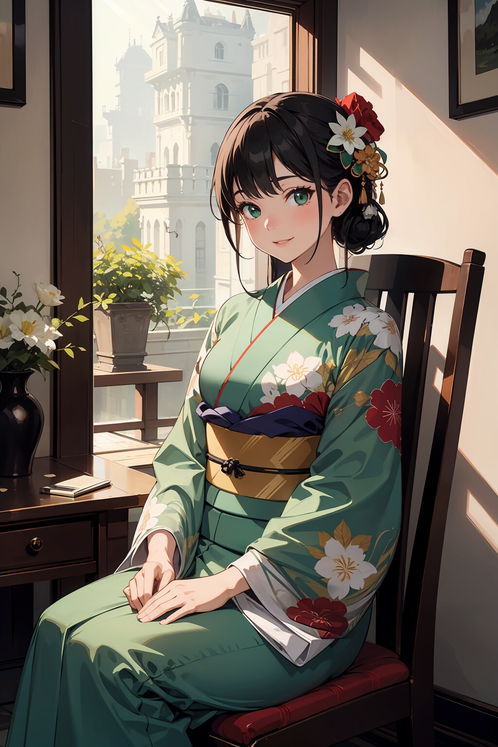 優雅にひと休み