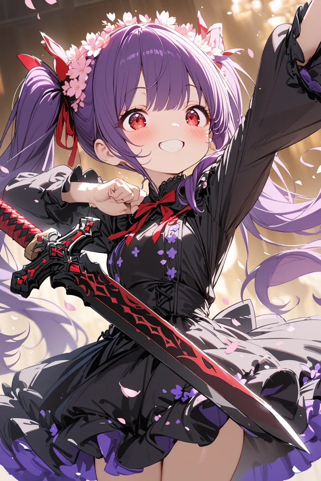 紫髪の少女（ネタないですね（笑））