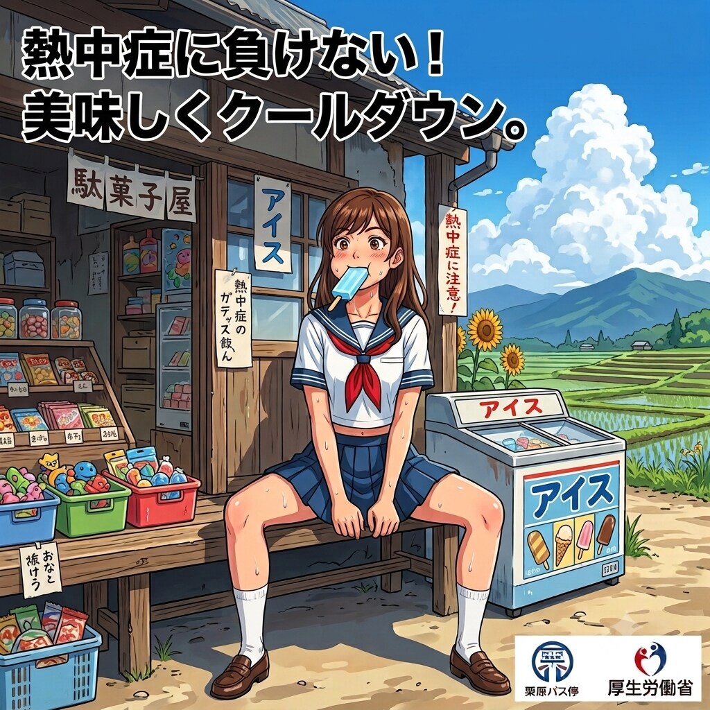 皆さん、今日もしっかり水分補給してね！12