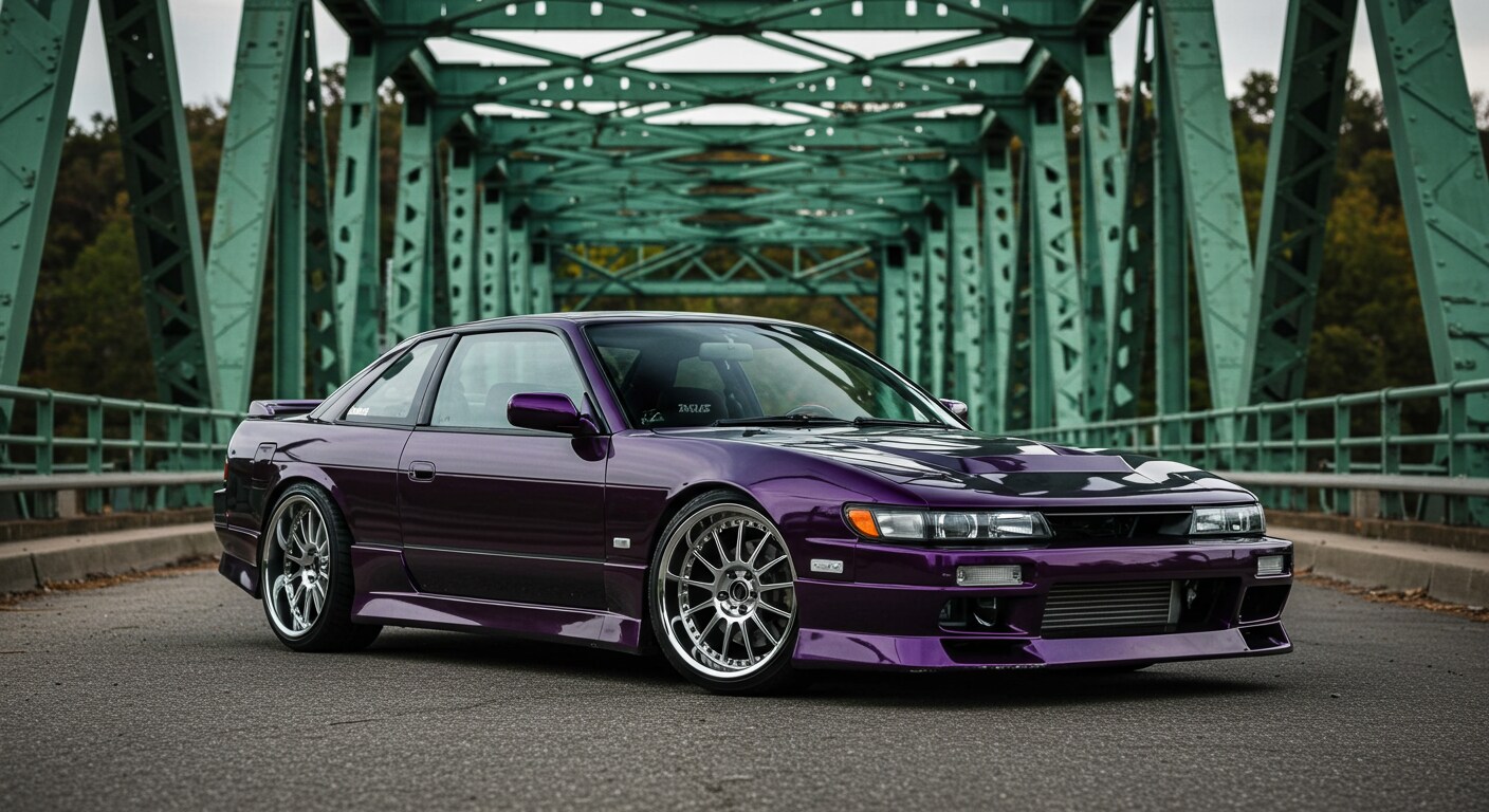 ミッドナイトパープルパールS13シルビア