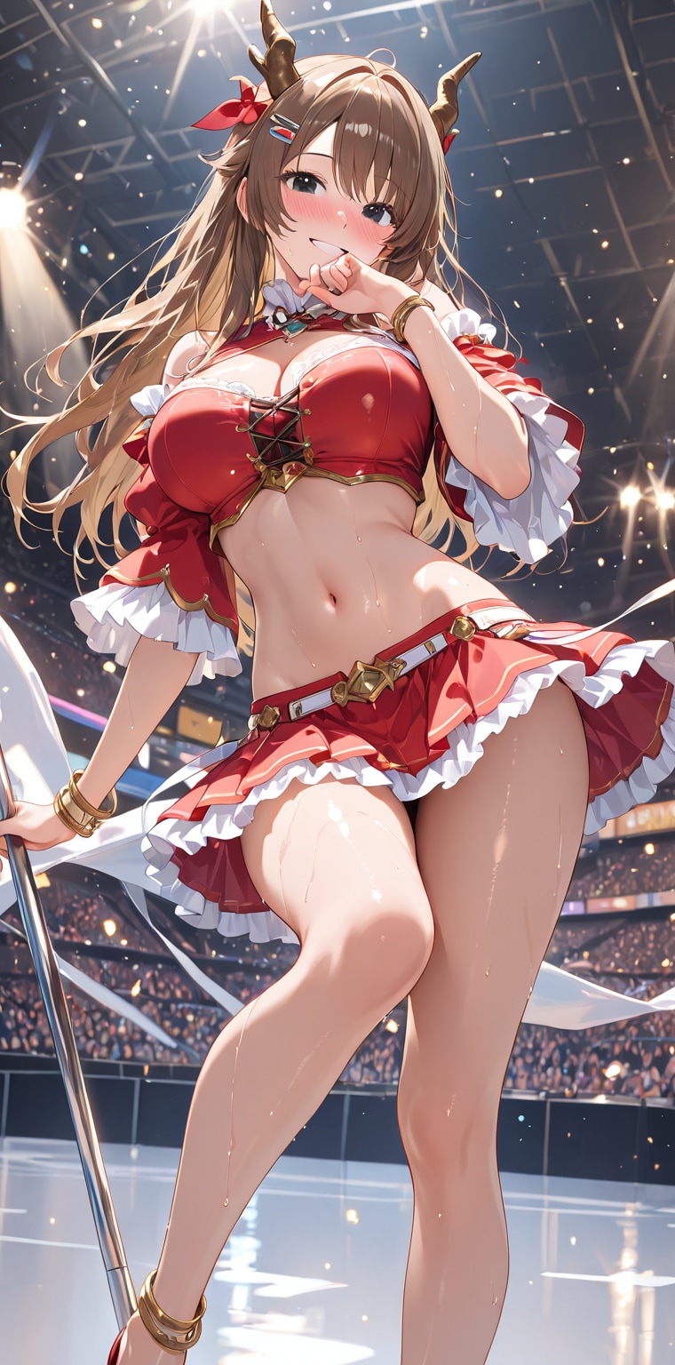 イベントコンパニオンのお姉さん♡　楽しんでる？
