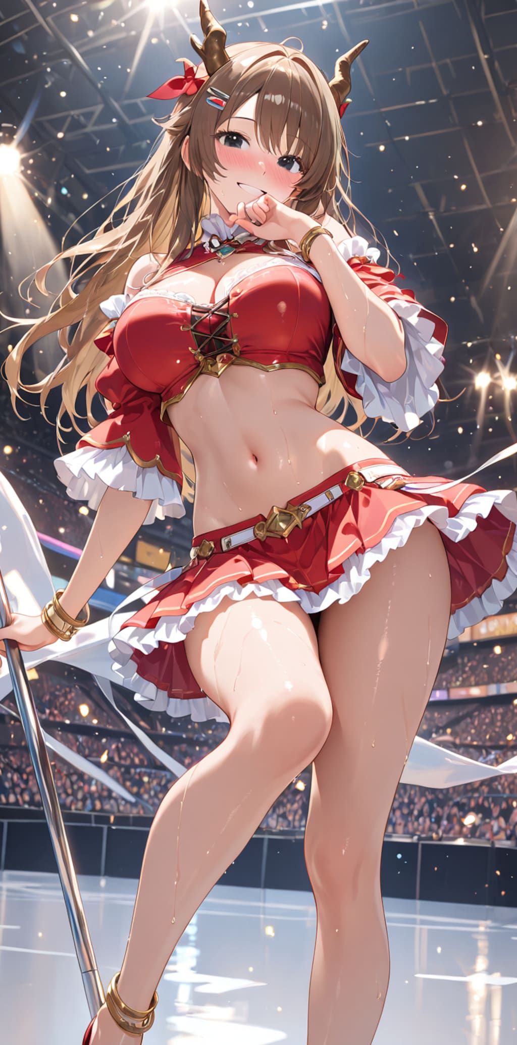 イベントコンパニオンのお姉さん♡　楽しんでる？