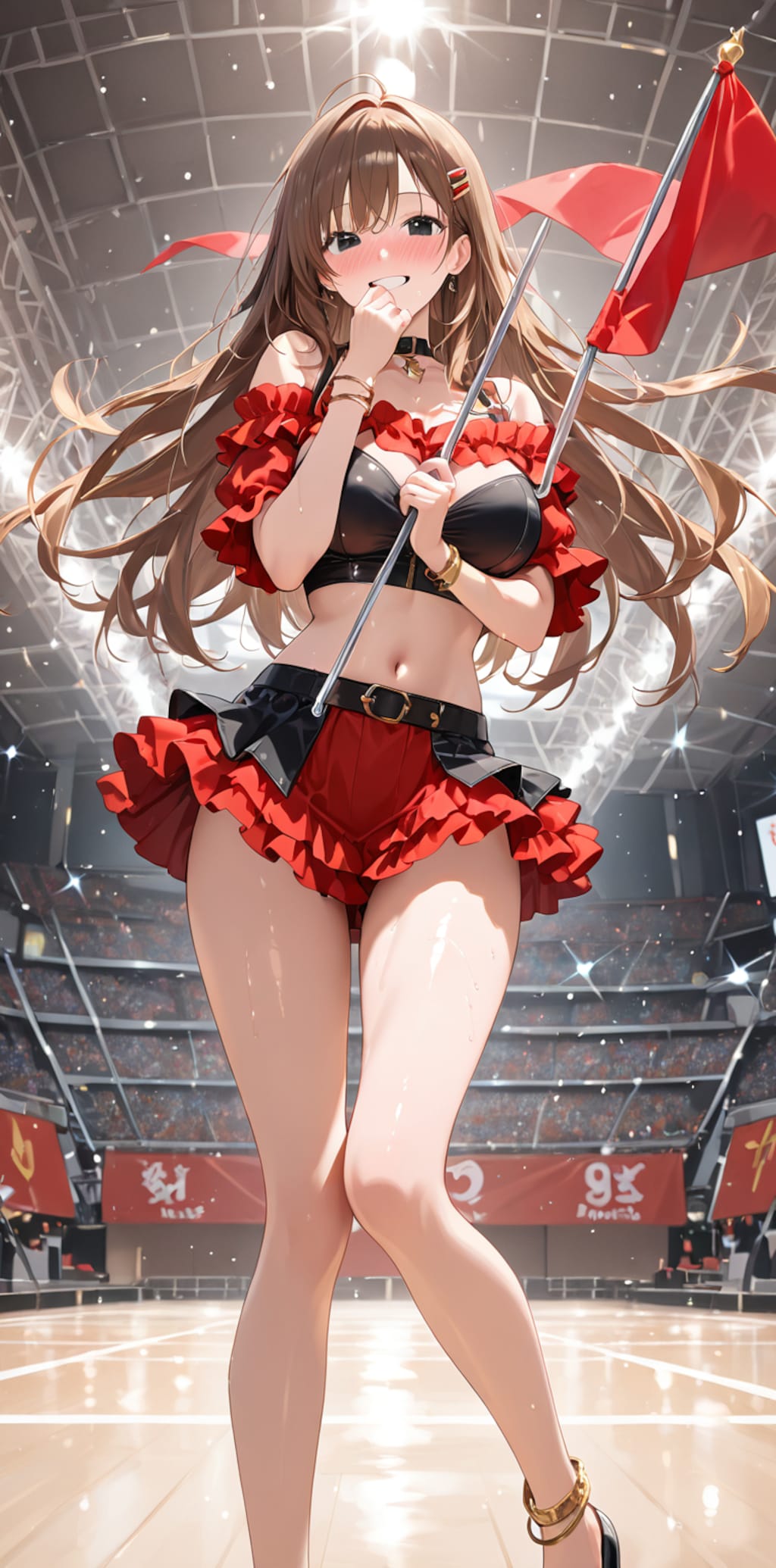 イベントコンパニオンのお姉さん♡　楽しんでる？