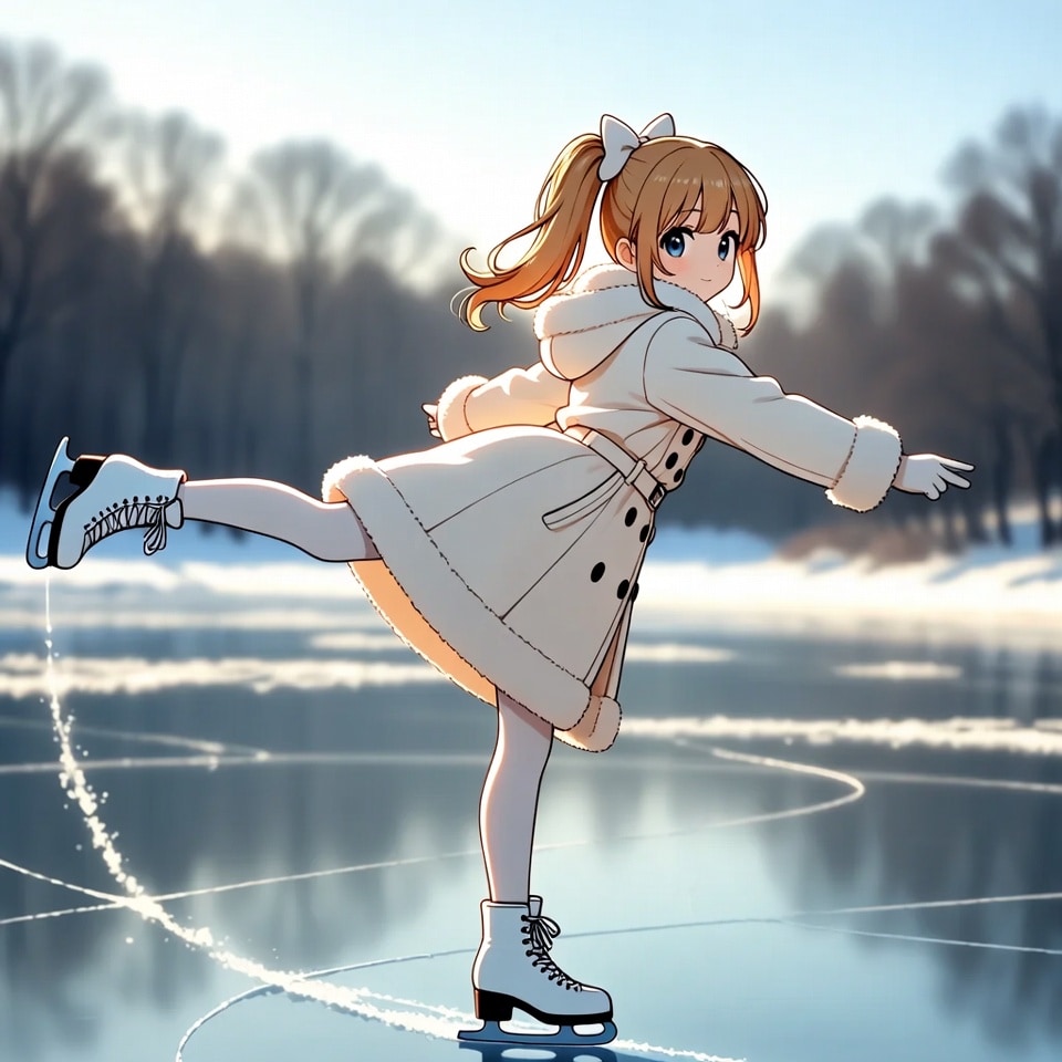 氷上の妖精 | の人気AIイラスト・グラビア