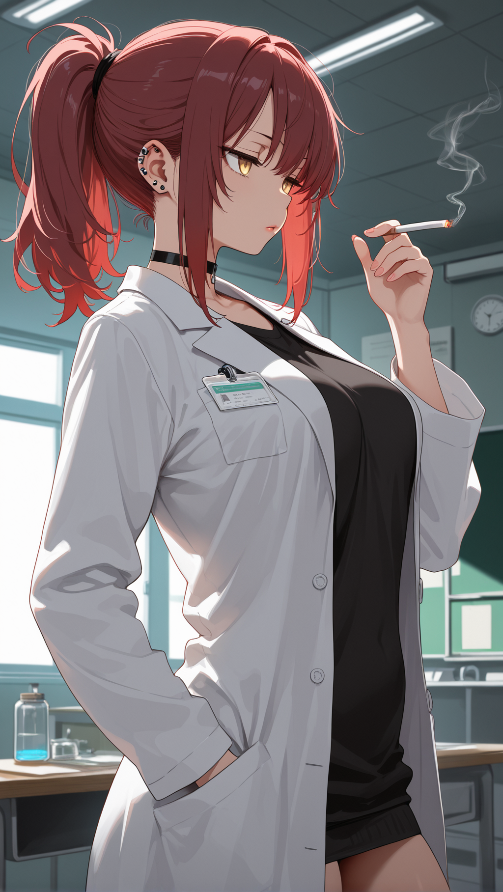 赤髪ヤニカス化学教師