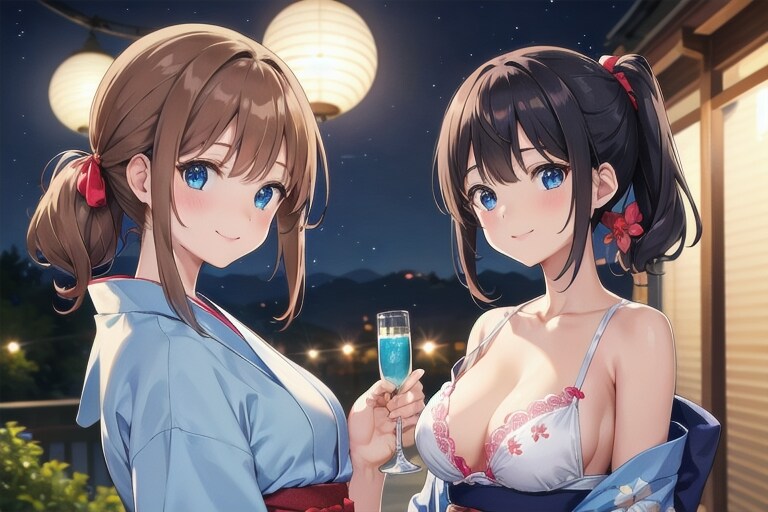 お祭りとクラスメイトの誘惑