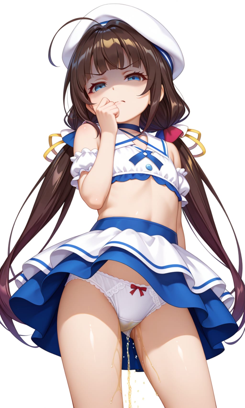 アイドル衣装で漏らす「雛〇あい」
