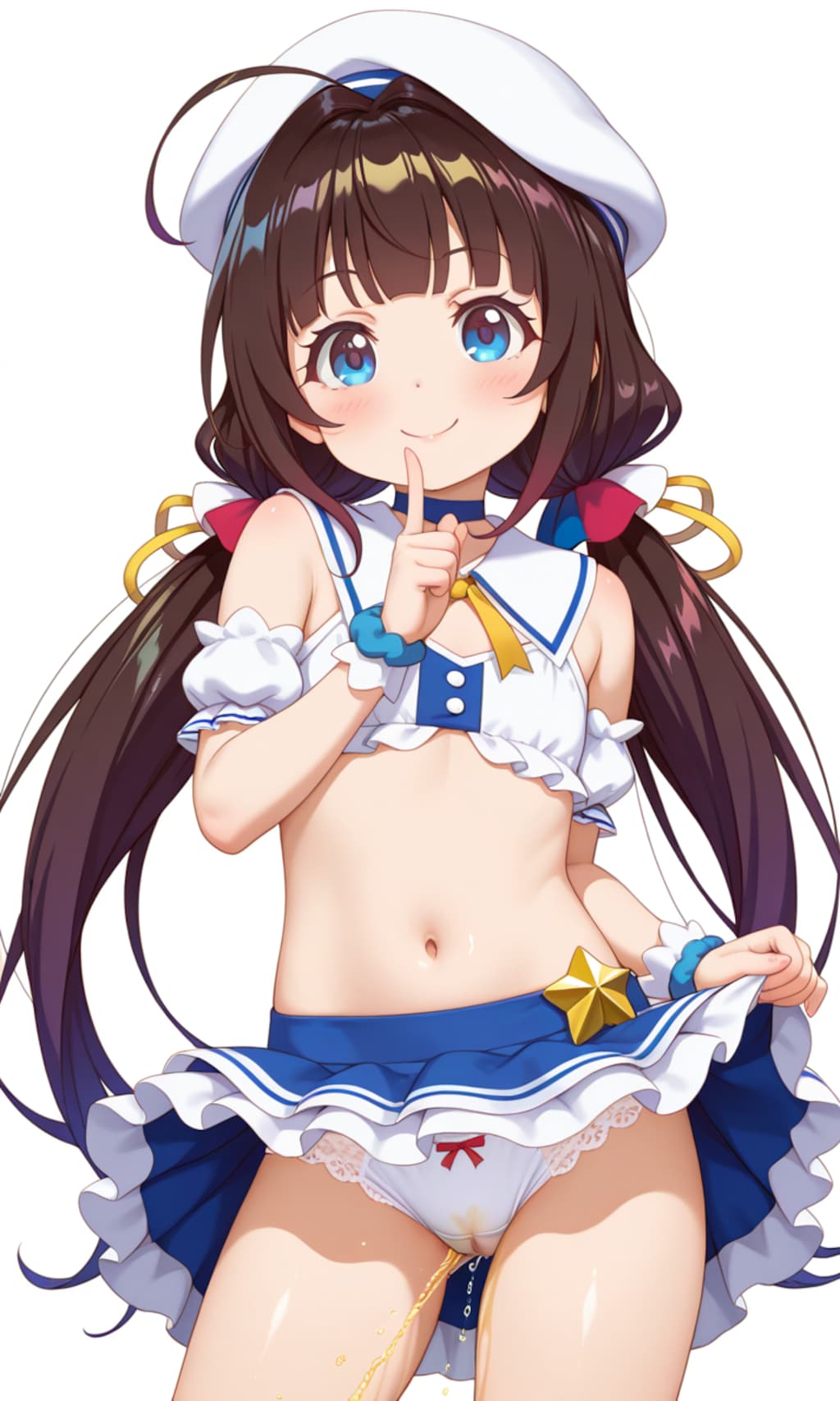 アイドル衣装で漏らす「雛〇あい」