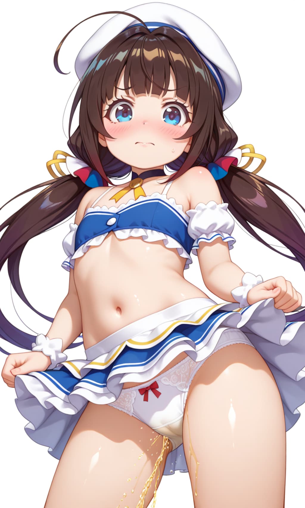 アイドル衣装で漏らす「雛〇あい」