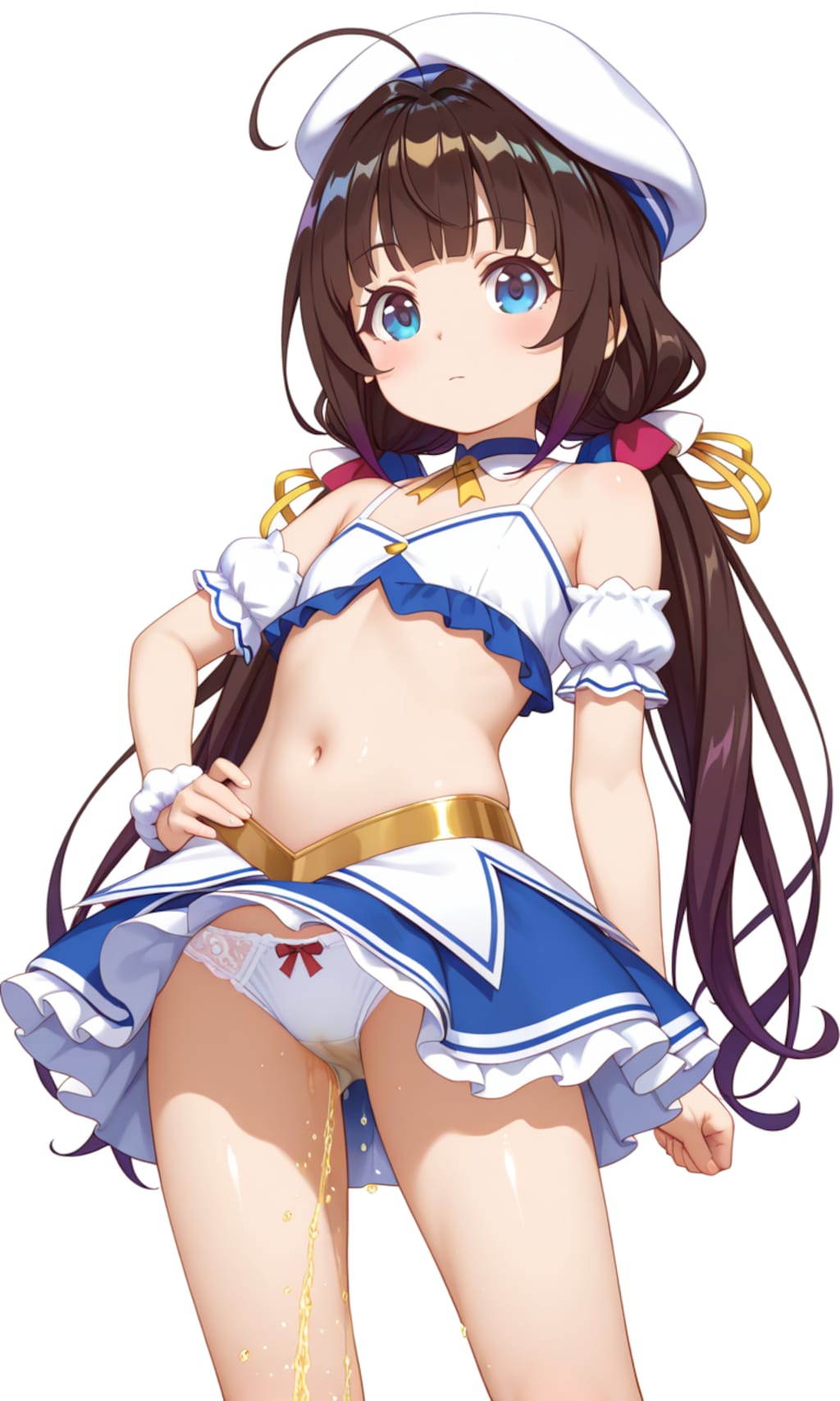 アイドル衣装で漏らす「雛〇あい」
