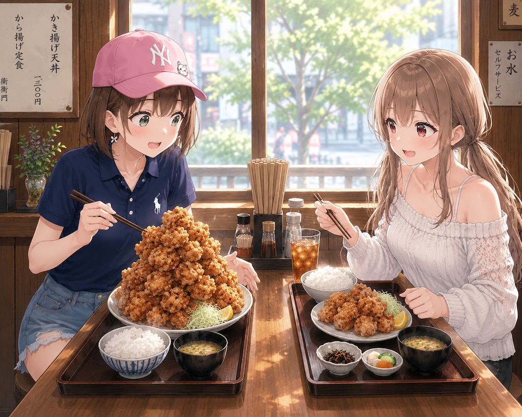 「よく食べるね〜！」「え？それで足りるの！？」
