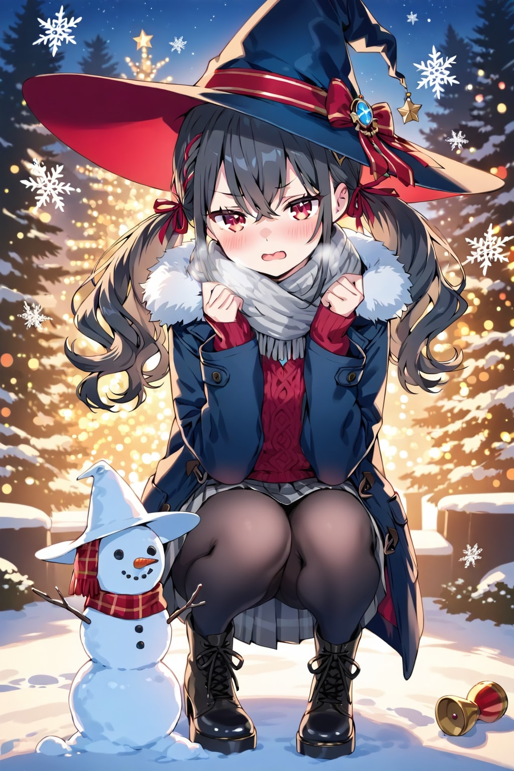クリムと雪だるま