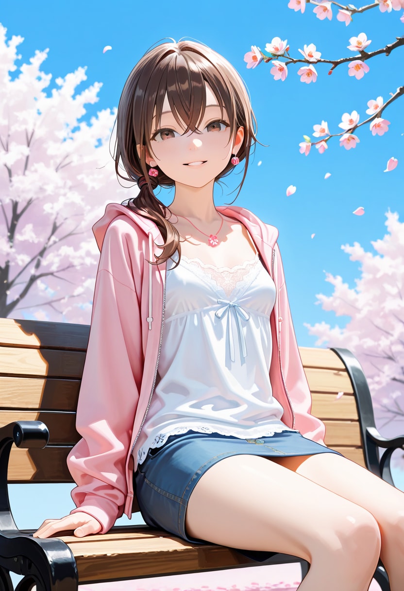 歩美 Spring outfit (6) | の人気AIイラスト・グラビア