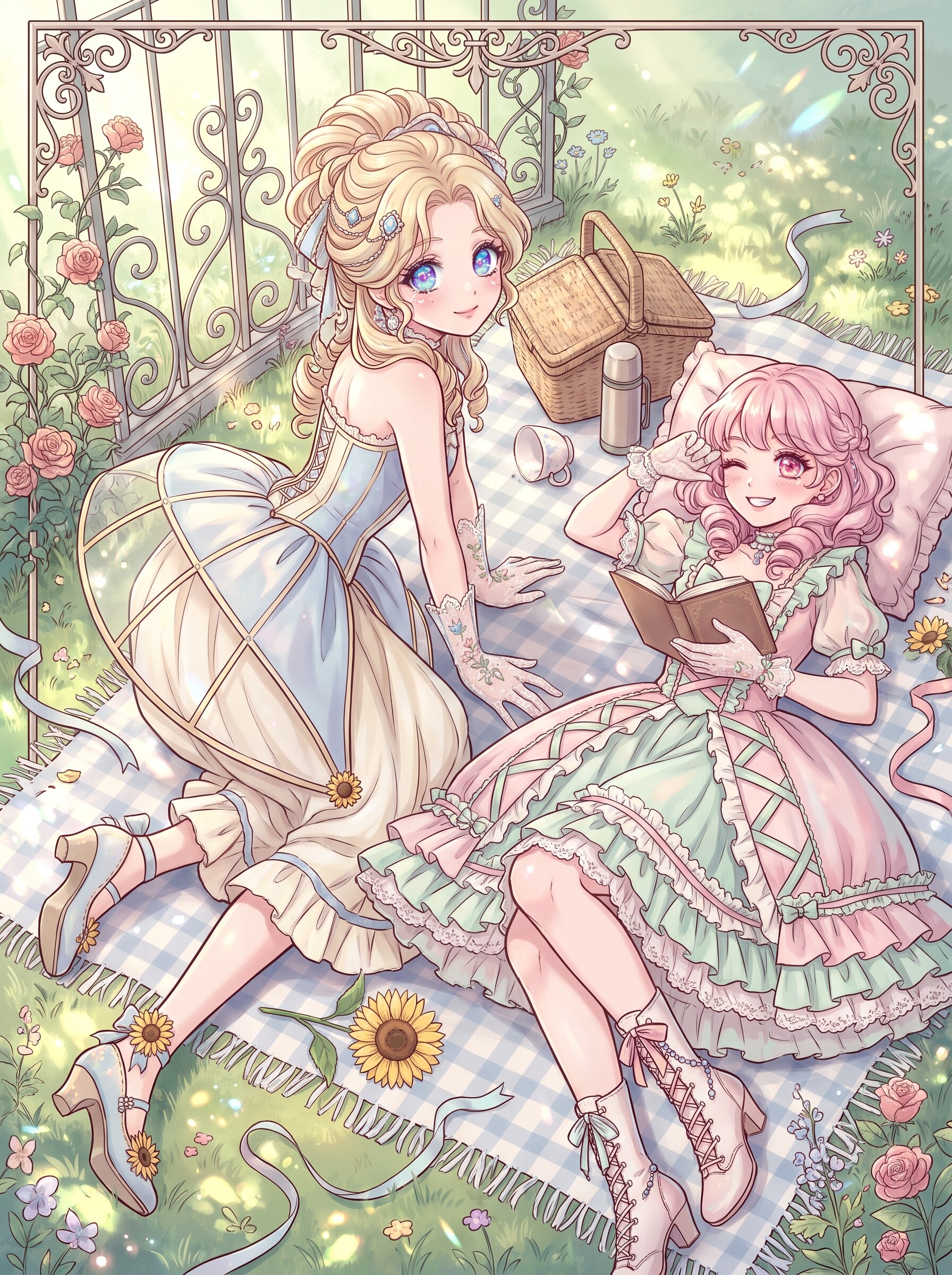 陽光花窓の午後譜