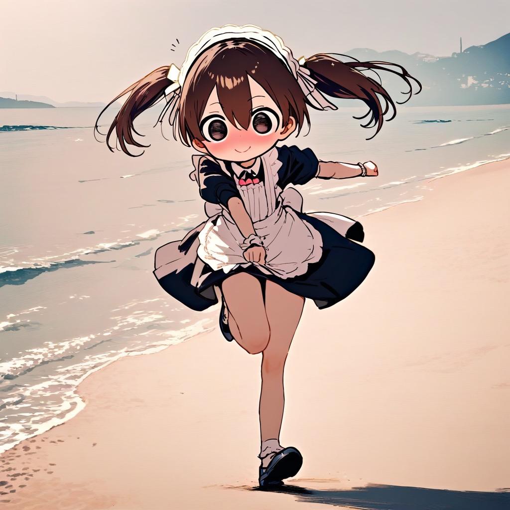 メイドイン砂浜 | の人気AIイラスト・グラビア