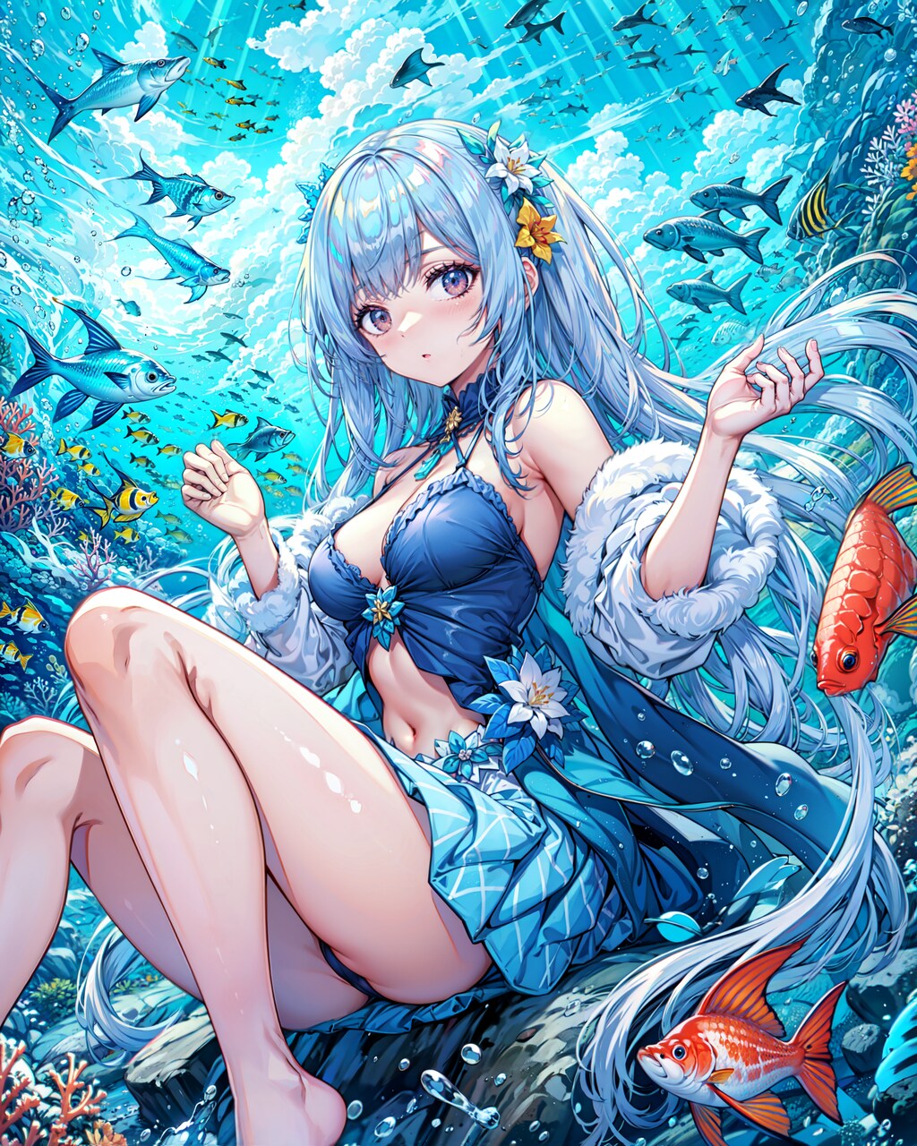 海底の少女