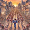 夕暮れカーチャーシ（那覇市内） 2枚目