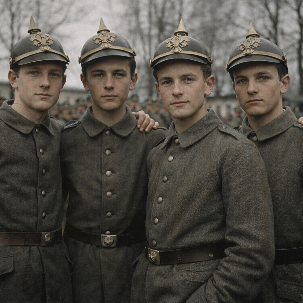 ピッケルハウベとシュタールヘルム