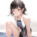 水着少女（一部） 2枚目