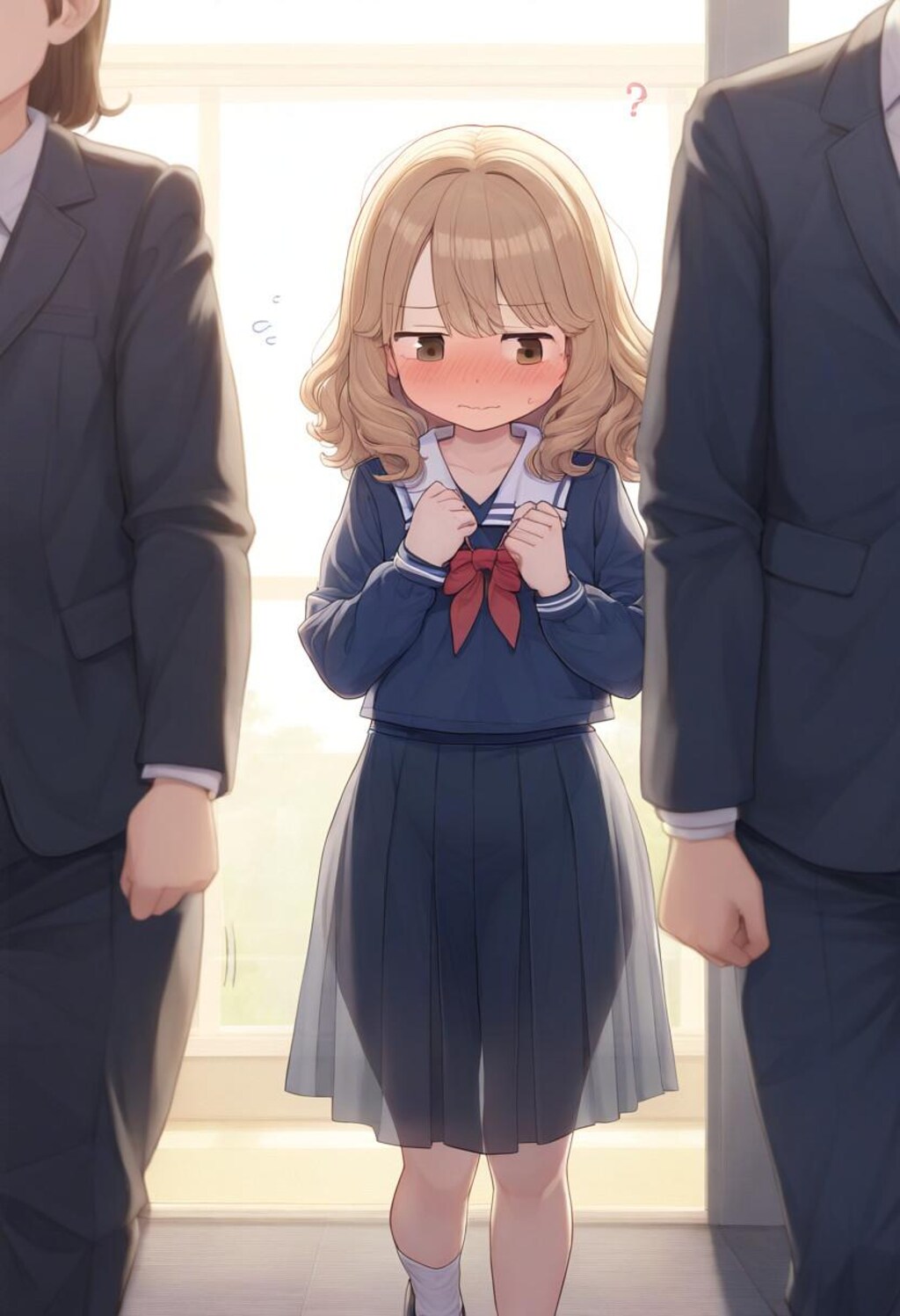 これ絶対えっちな女の子だって思われてるよね・・・