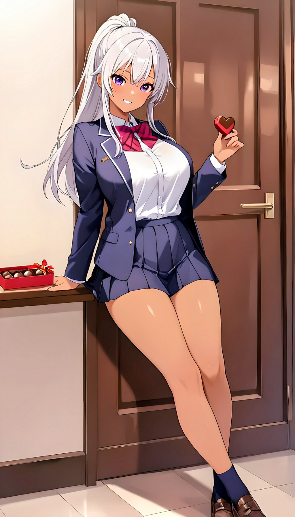 作ったチョコは､まだ有るらしい