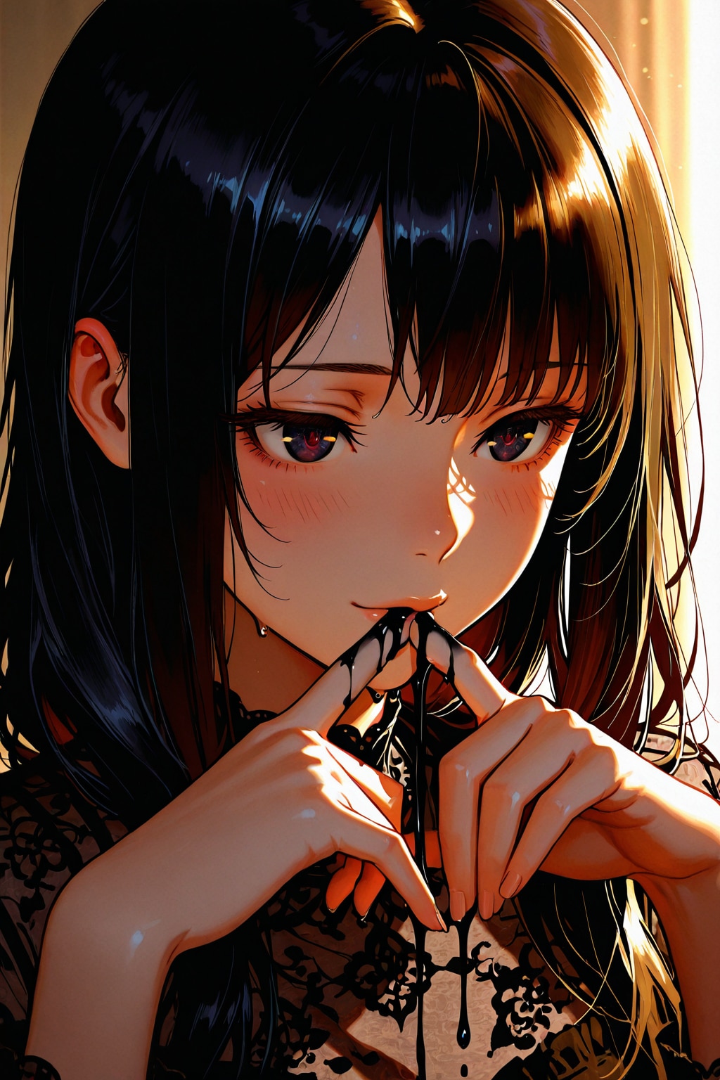 オイルまみれ