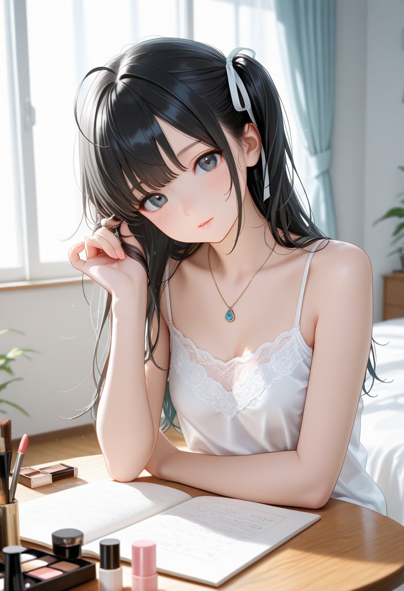黒髪の美少女(357)