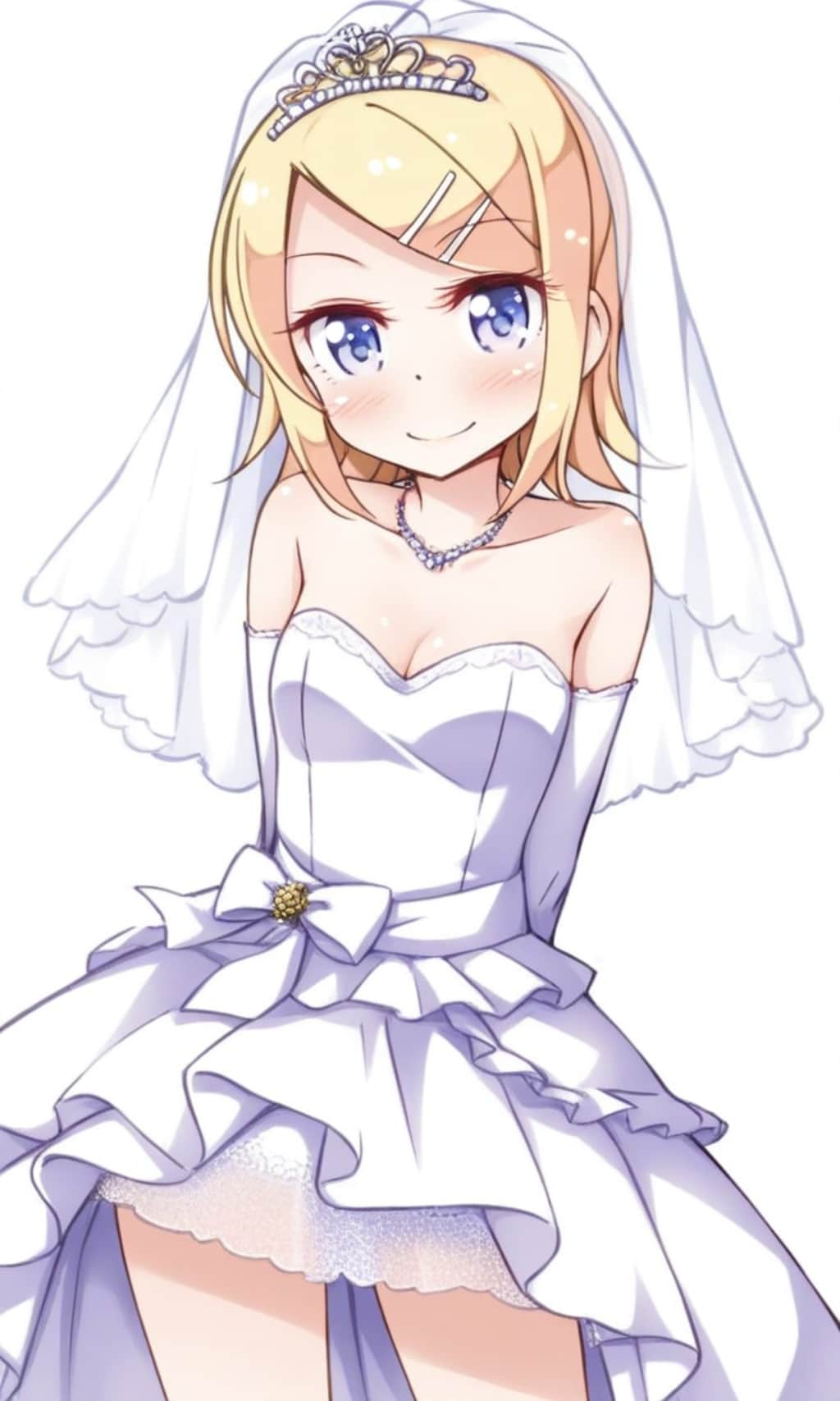 鏡音リン ウエディングドレス