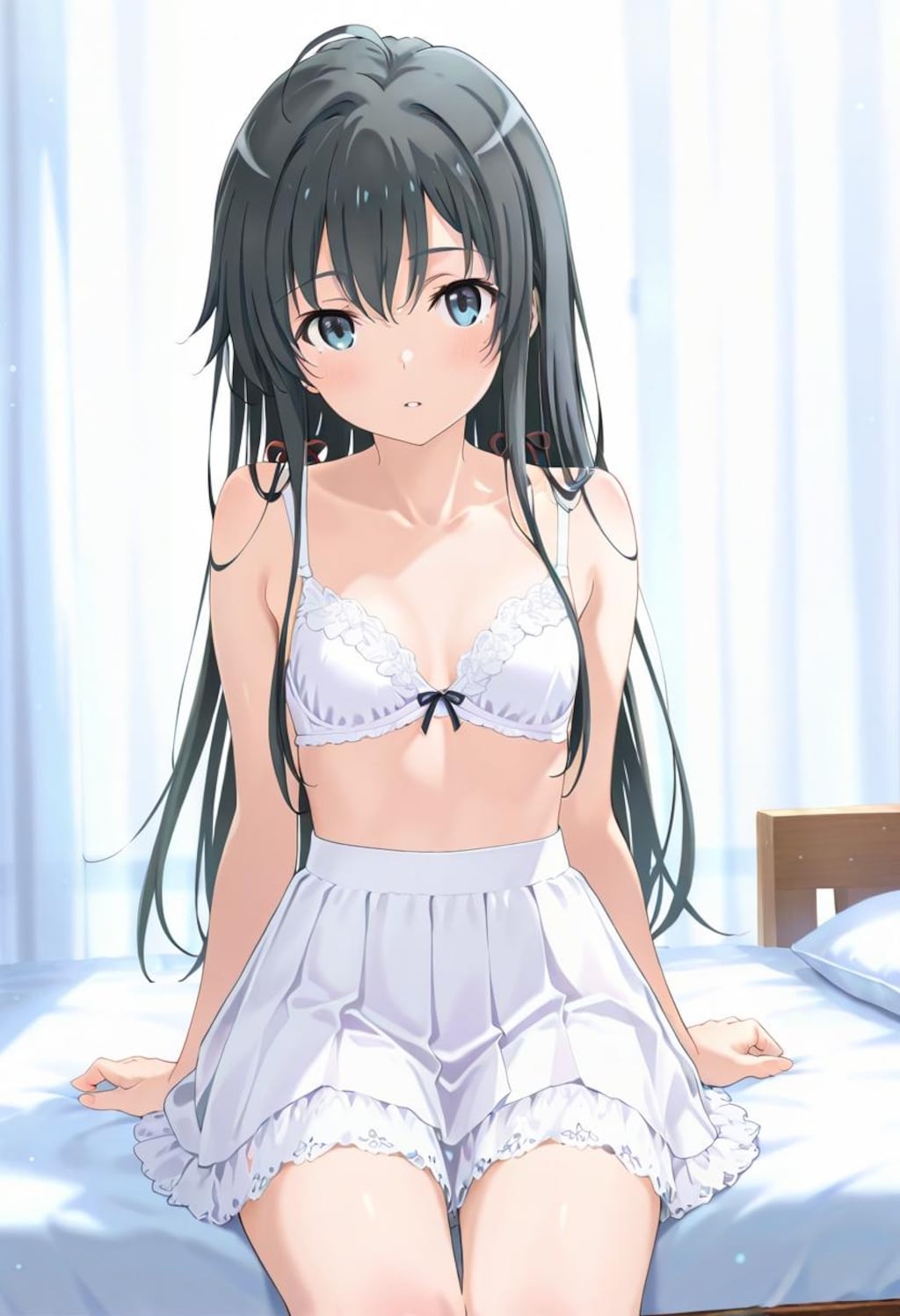 黒髪女子