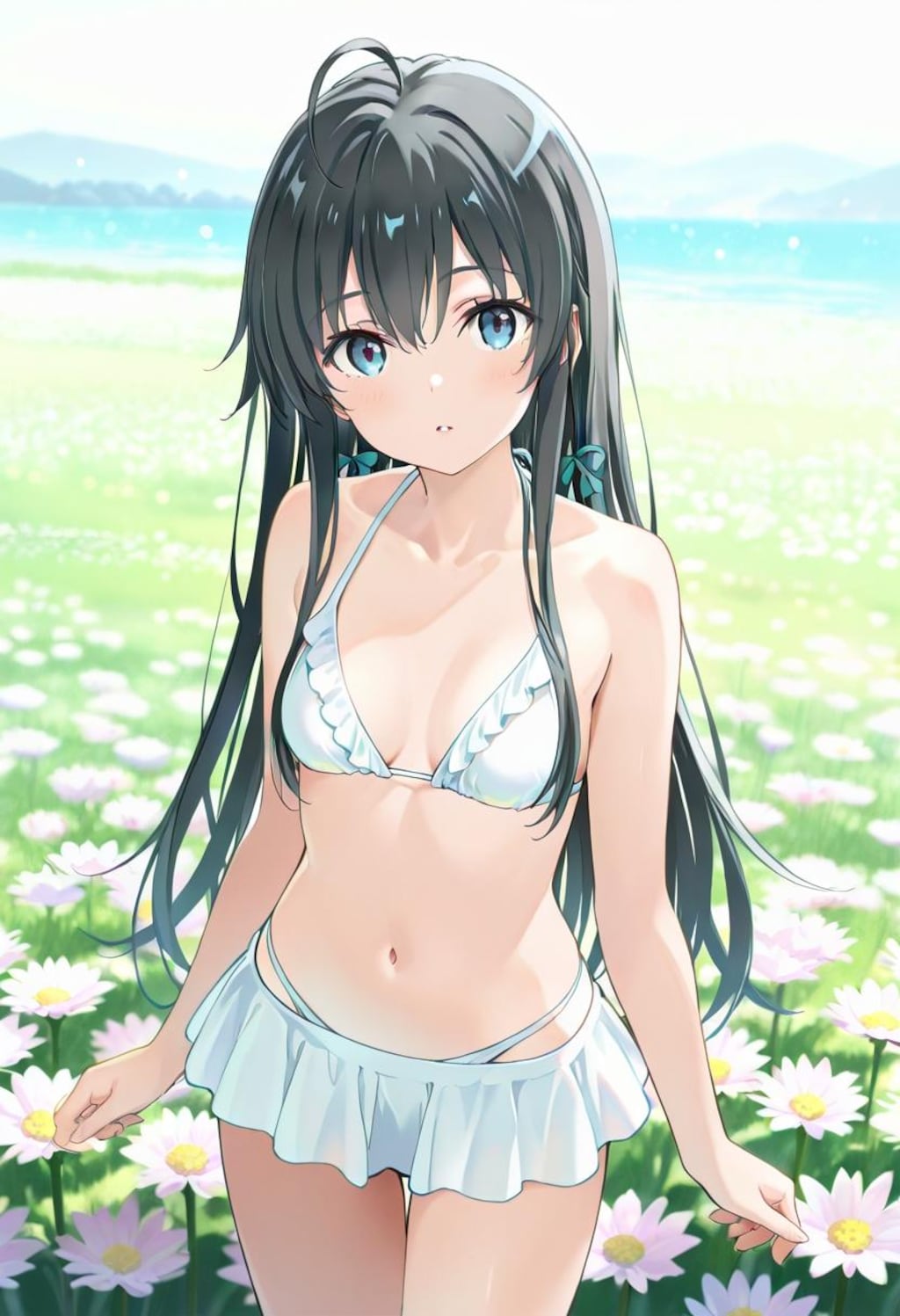 黒髪女子