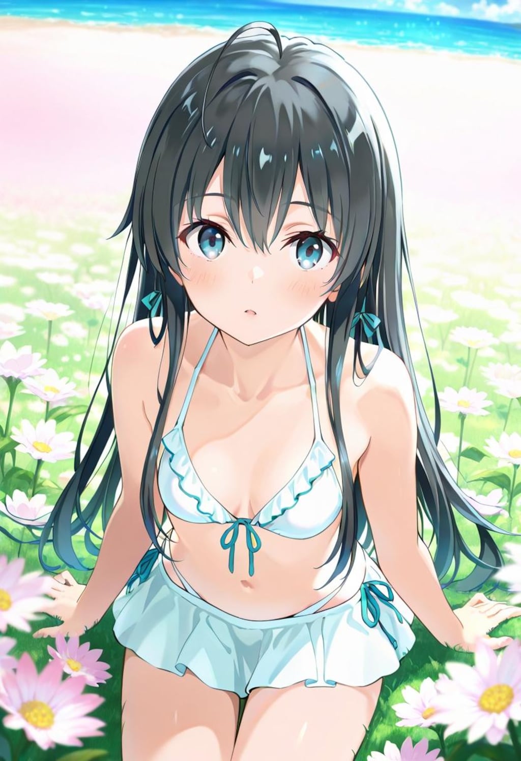 黒髪女子