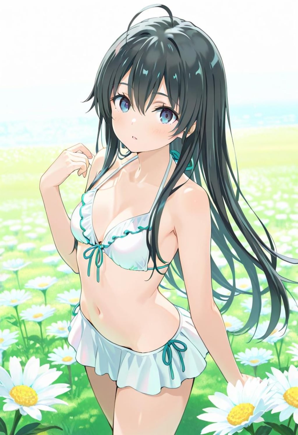黒髪女子