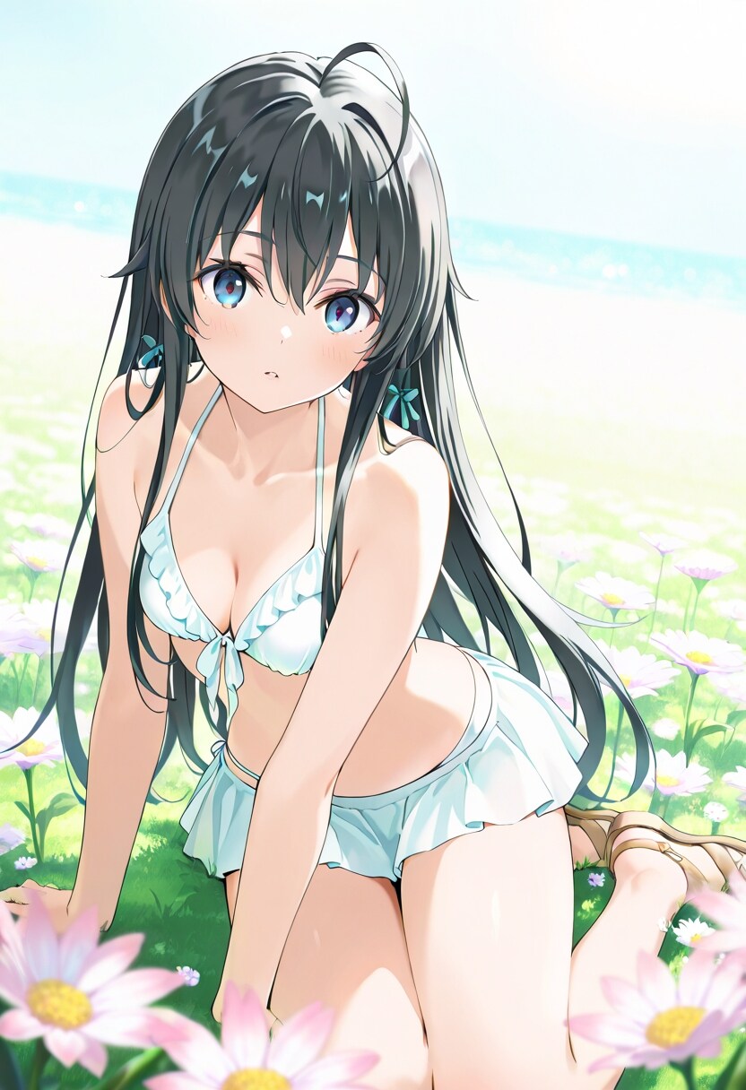 黒髪女子