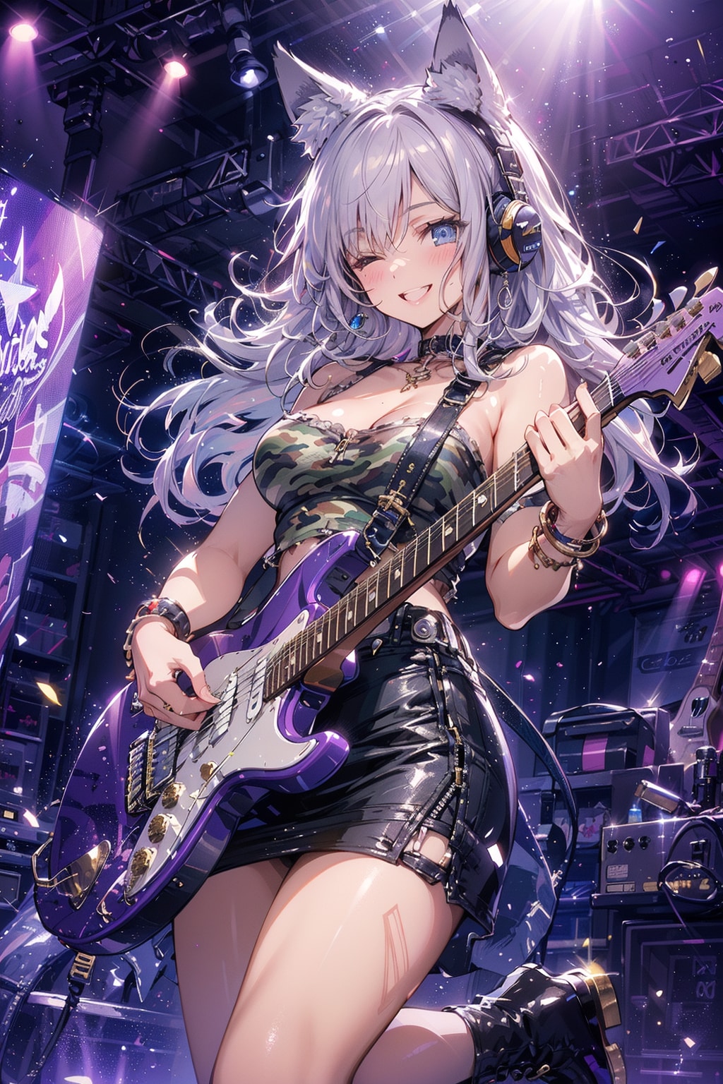 ギター&ボーカルウルフちゃん🎤🐺🎸🎶