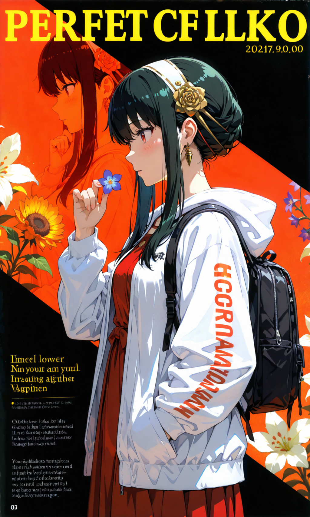 雑誌のカバー風　なんとなくつくったやつ