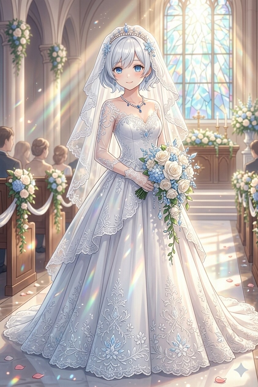 炭酸少女〜花嫁姿🩵サイダーちゃん〜
