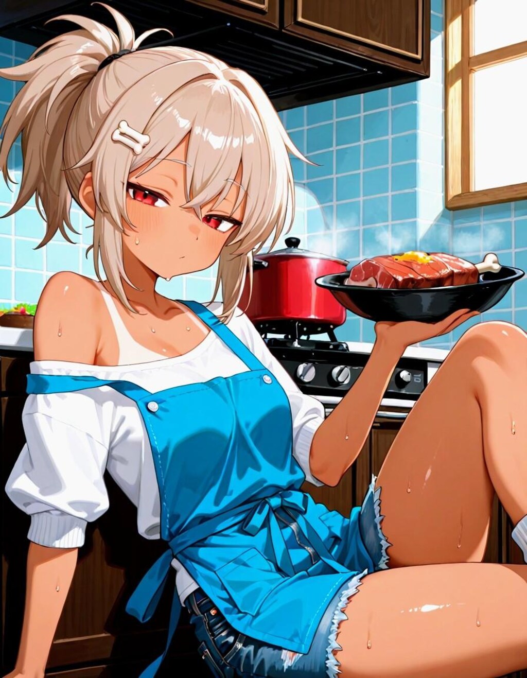 大忙しな、まこっちゃん🍖💦