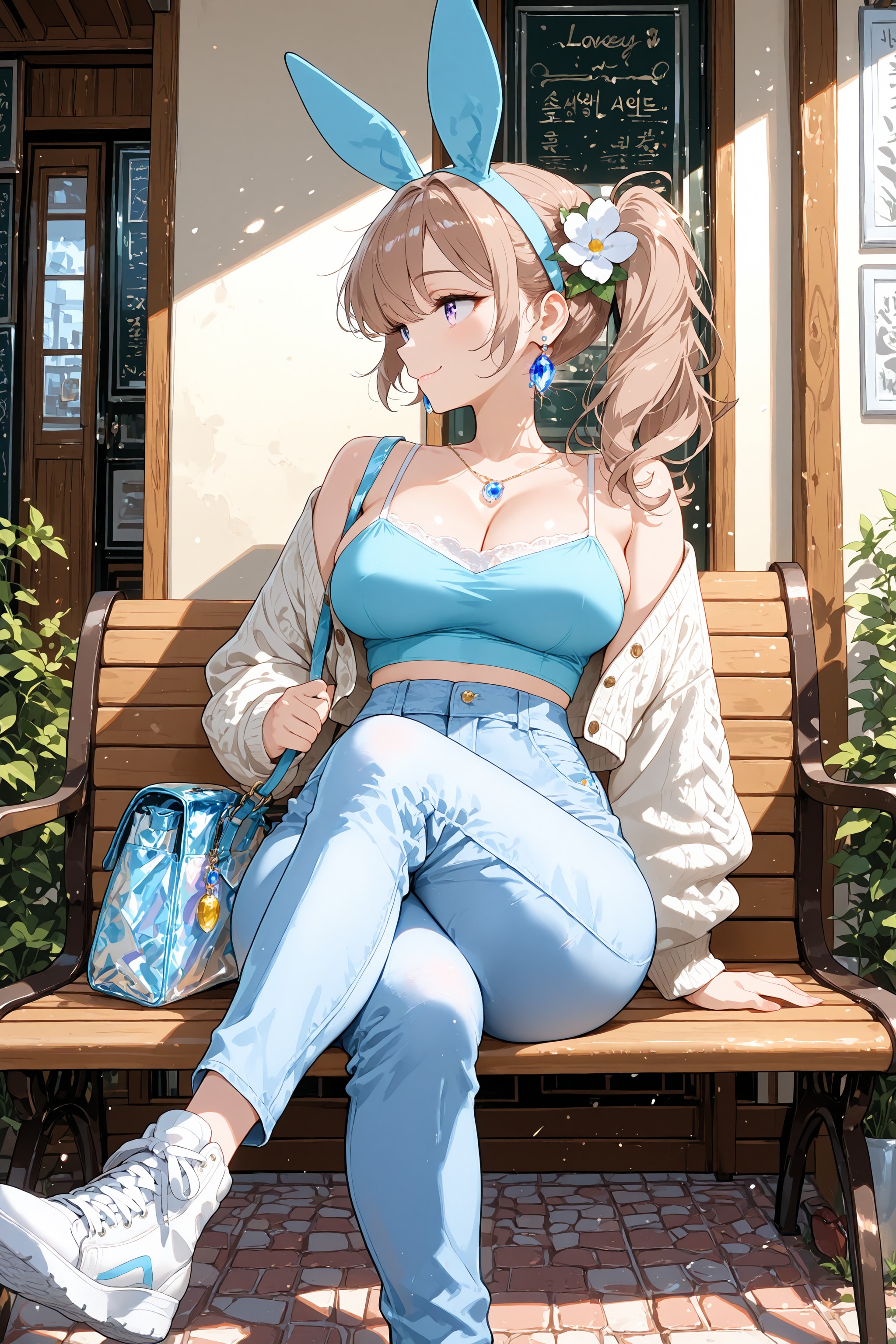 うちの子・藍璃 49【夏の街角で。】 | の人気AIイラスト・グラビア