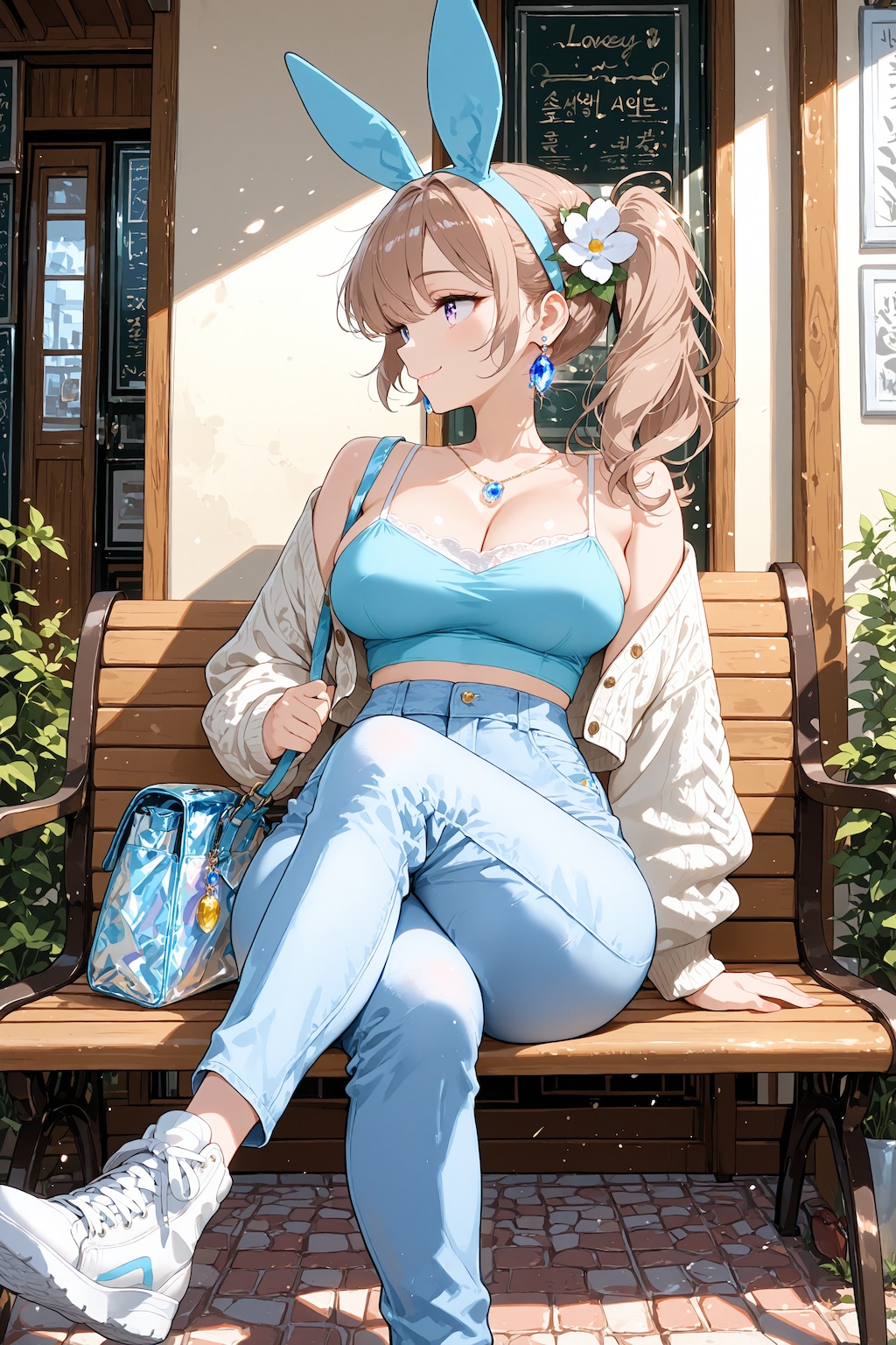 うちの子・藍璃 49【夏の街角で。】