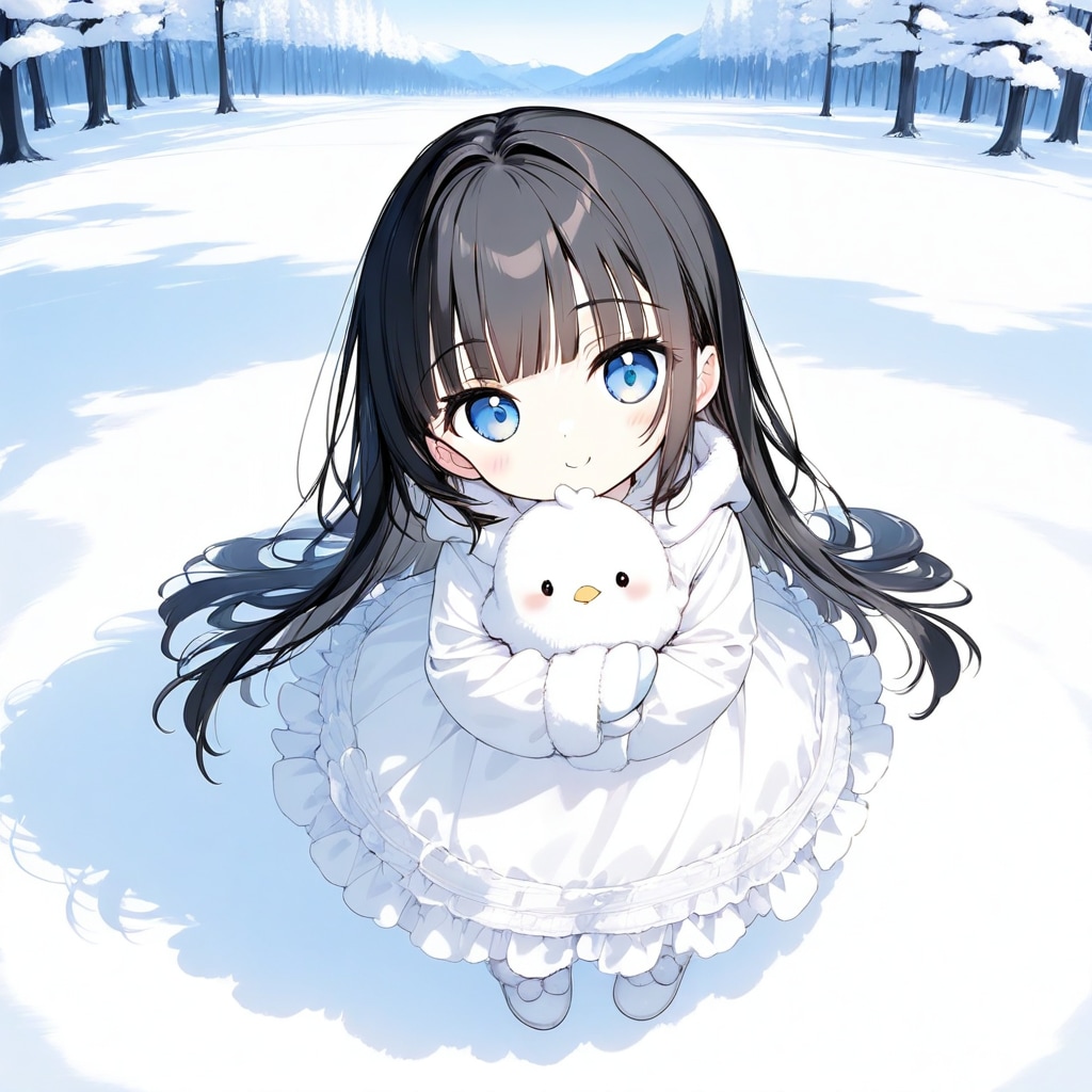 fluffy white chick | の人気AIイラスト・グラビア