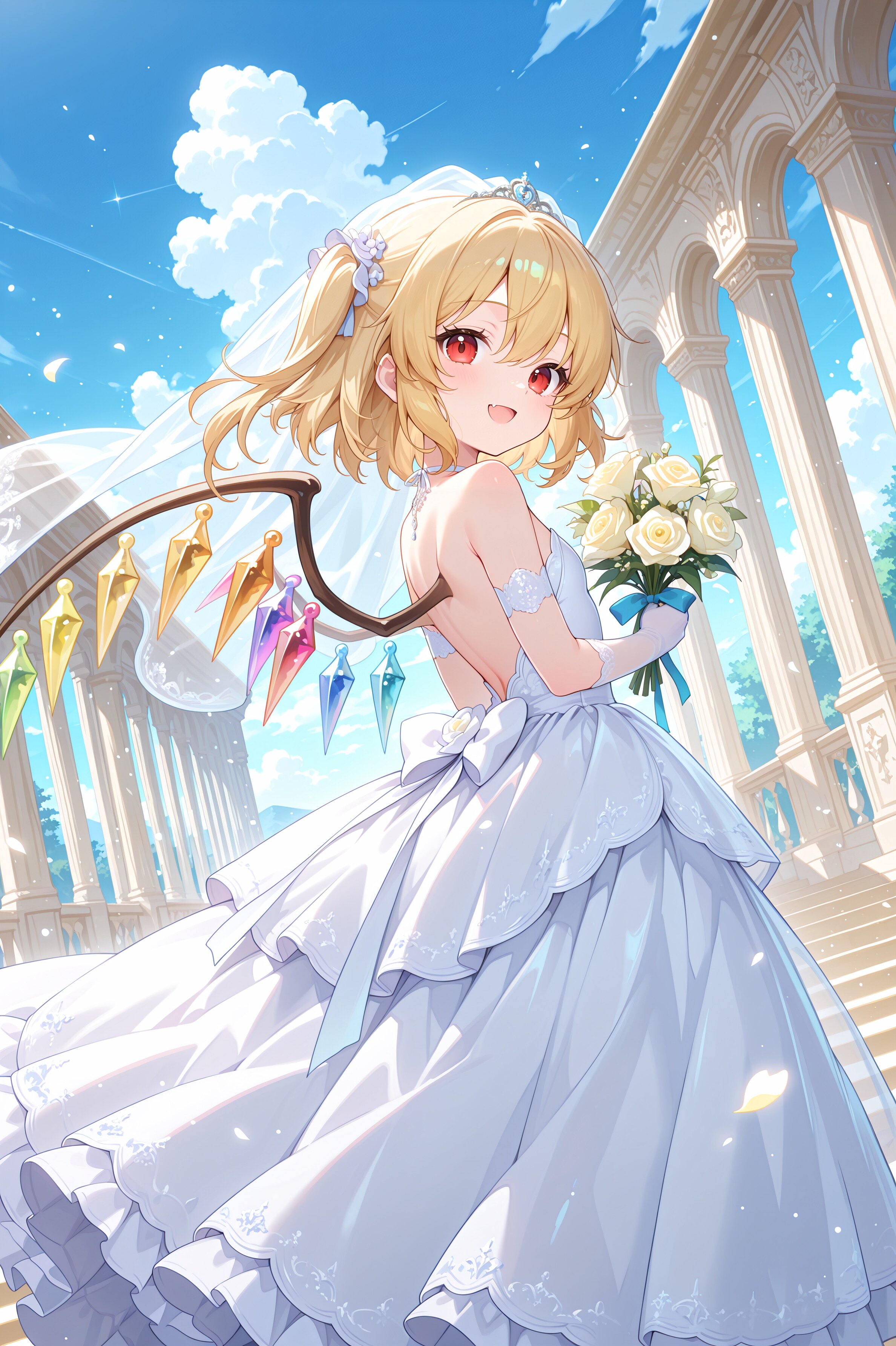 純白に染まる紅魔の妹
