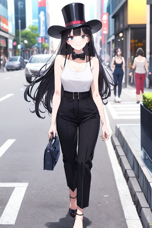 かっこかわいいダンサー白鳥英美梨　銀座を歩く