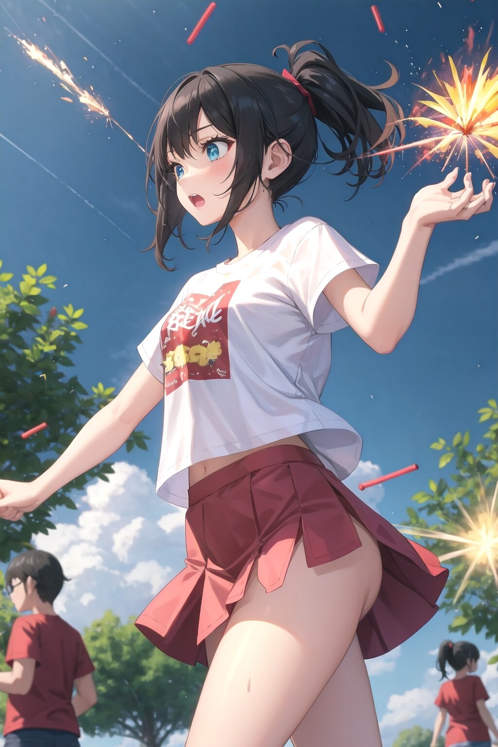 爆竹の魔改造＝小学生の嗜み | の人気AIイラスト・グラビア