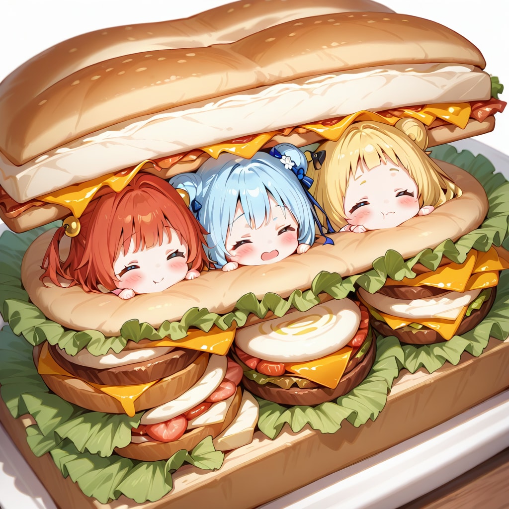 謎の海産物さまのプロンプトをお借りしました‼️