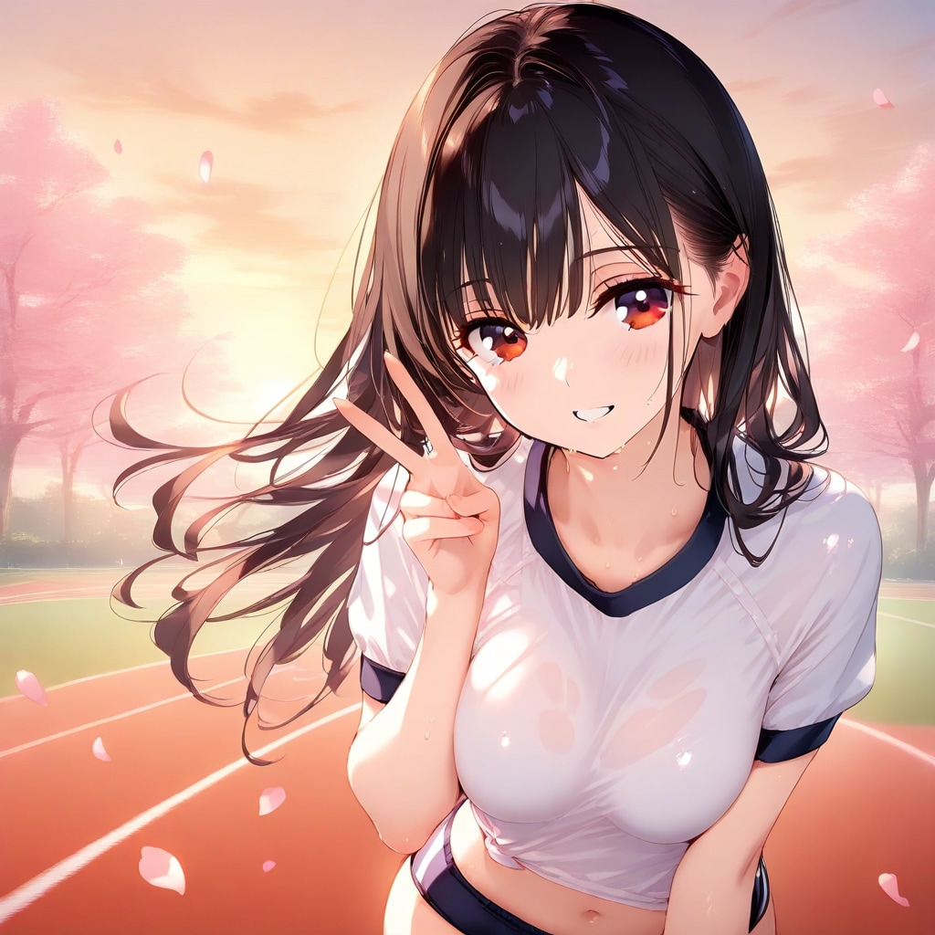 春の体操服リナちゃん