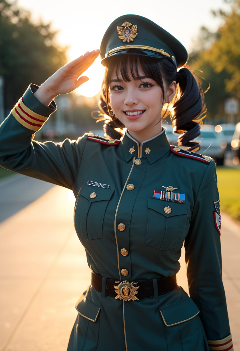 軍人コスプレ女子02