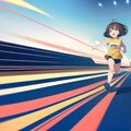 走るうちの子 2枚目