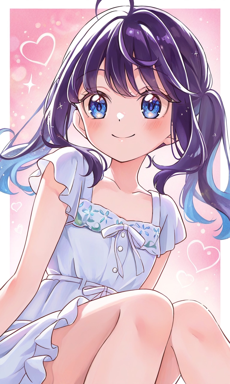 ハート💙紫雨こころ。