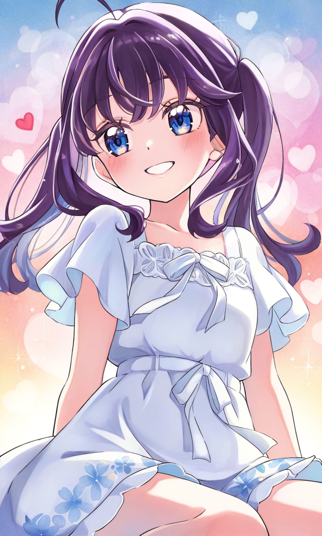 ハート💙紫雨こころ。