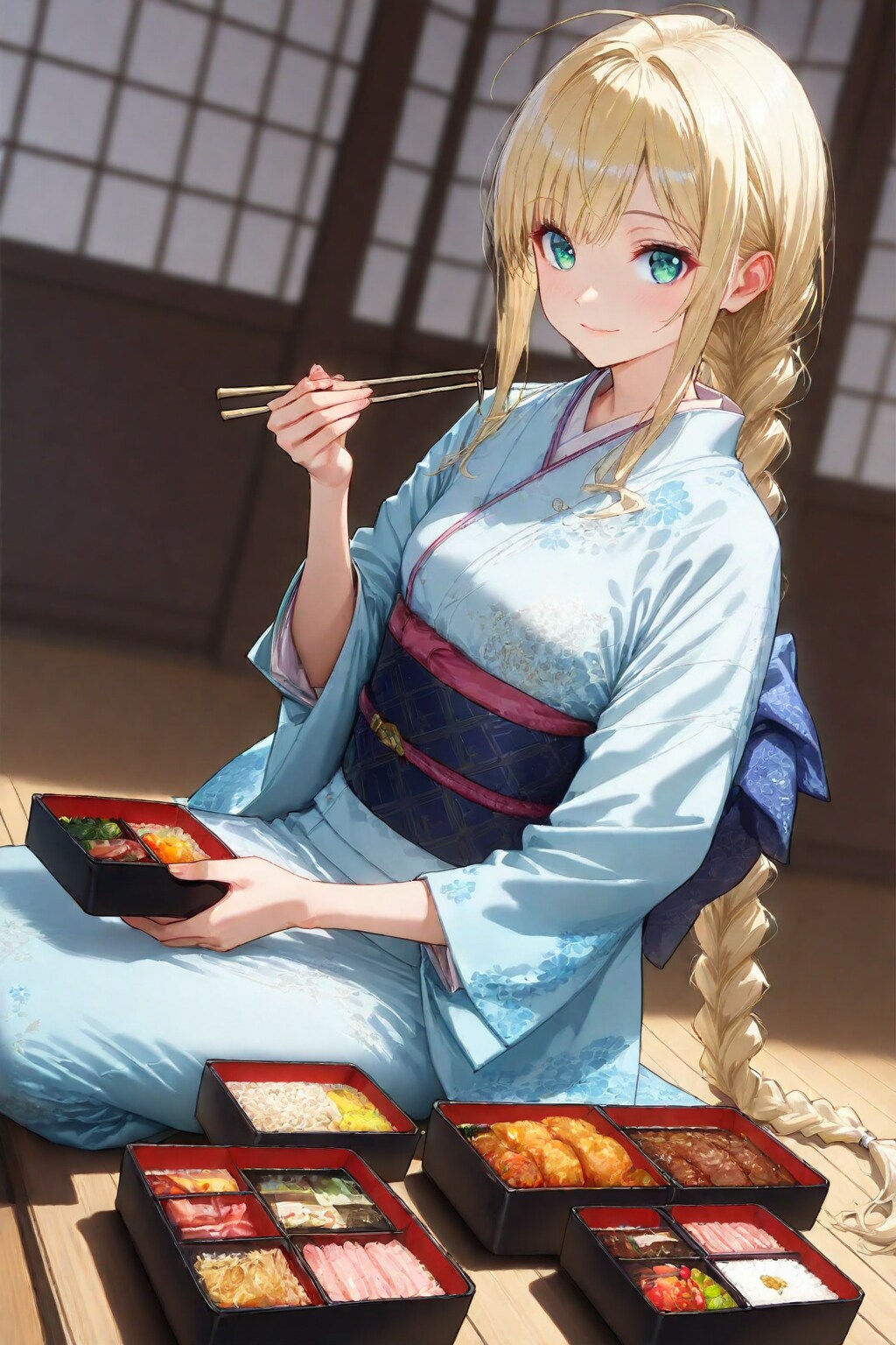 オリシアちゃんと初詣♪